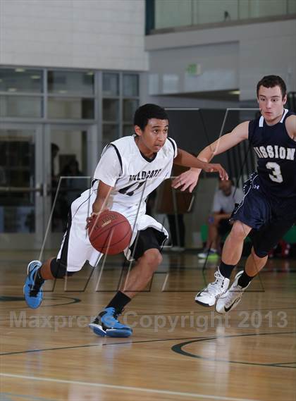 Thumbnail 2 in Renaissance Academy vs. Mission Prep (MLK Showcase) photogallery.