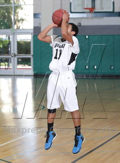 Thumbnail 1 in Renaissance Academy vs. Mission Prep (MLK Showcase) photogallery.