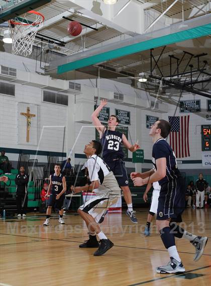 Thumbnail 2 in Renaissance Academy vs. Mission Prep (MLK Showcase) photogallery.