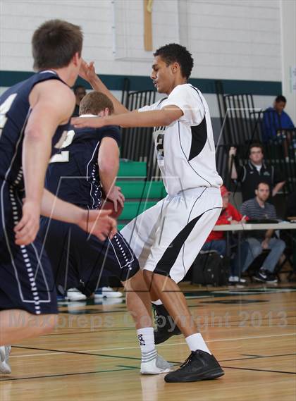 Thumbnail 2 in Renaissance Academy vs. Mission Prep (MLK Showcase) photogallery.