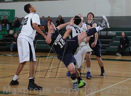 Thumbnail 1 in Renaissance Academy vs. Mission Prep (MLK Showcase) photogallery.