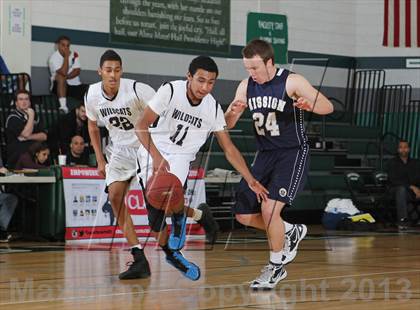 Thumbnail 1 in Renaissance Academy vs. Mission Prep (MLK Showcase) photogallery.