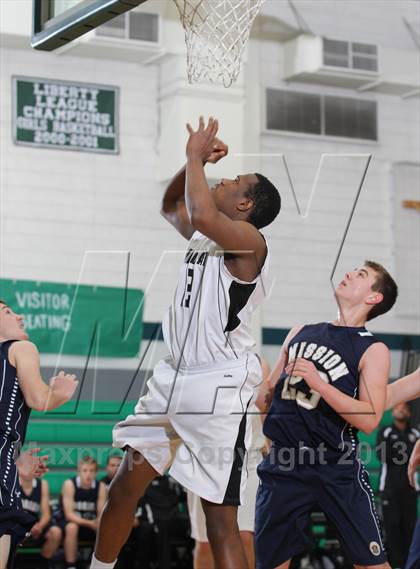 Thumbnail 2 in Renaissance Academy vs. Mission Prep (MLK Showcase) photogallery.