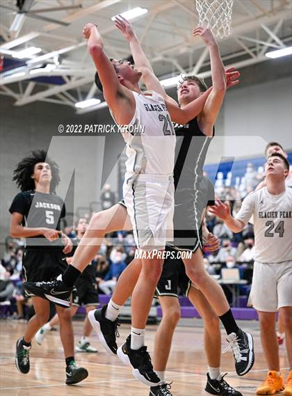 Thumbnail 3 in Jackson @ Glacier Peak (4A District 1/2 Playoffs) photogallery.
