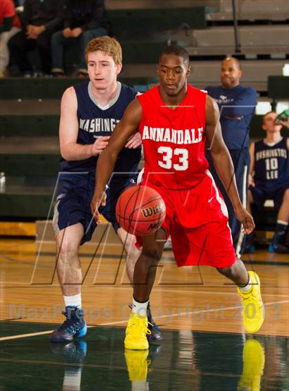 Thumbnail 1 in Washington-Lee vs Annandale (Wakefield Holiday Tournament) photogallery.