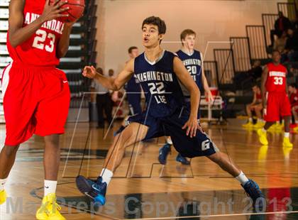 Thumbnail 2 in Washington-Lee vs Annandale (Wakefield Holiday Tournament) photogallery.
