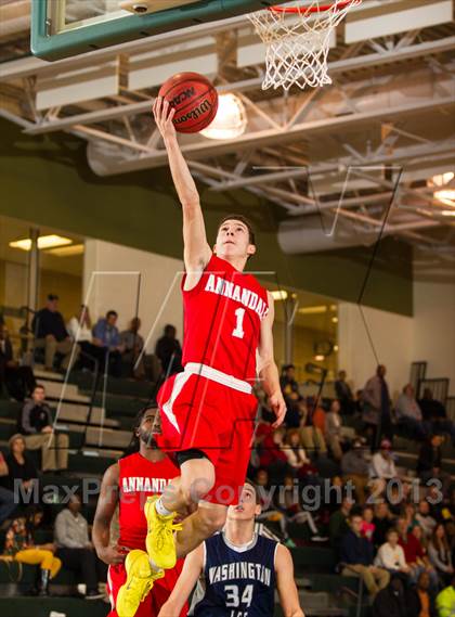 Thumbnail 1 in Washington-Lee vs Annandale (Wakefield Holiday Tournament) photogallery.