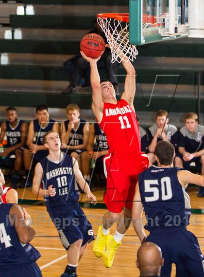 Thumbnail 1 in Washington-Lee vs Annandale (Wakefield Holiday Tournament) photogallery.