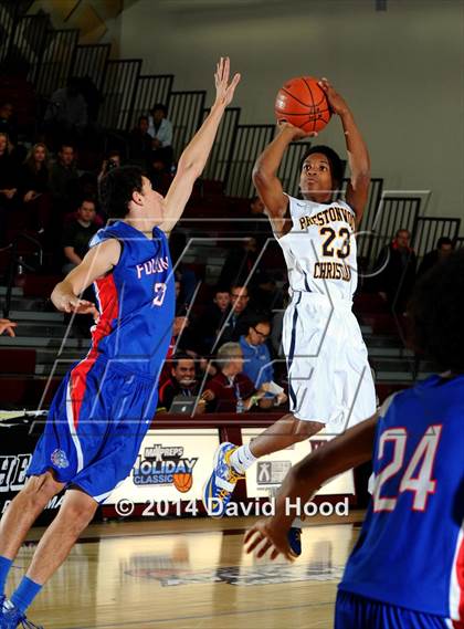 Thumbnail 1 in Folsom vs. Prestonwood Christian (MaxPreps Holiday Classic) photogallery.