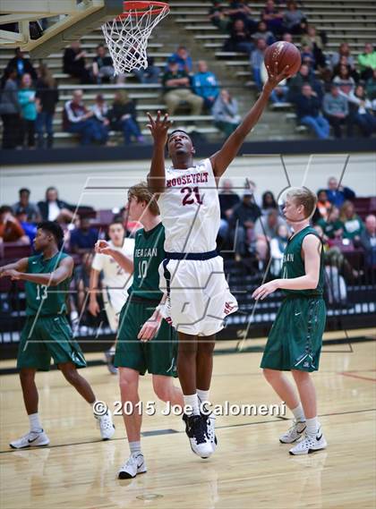 Thumbnail 2 in  Roosevelt [Theodore] vs Reagan [Ronald] (Littleton Gym) photogallery.