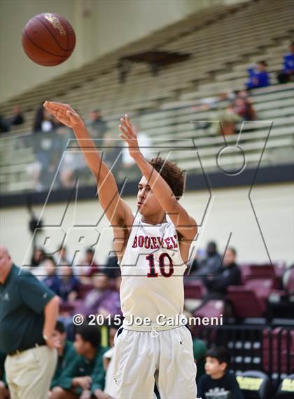 Thumbnail 3 in  Roosevelt [Theodore] vs Reagan [Ronald] (Littleton Gym) photogallery.