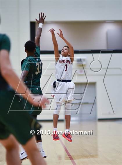 Thumbnail 3 in  Roosevelt [Theodore] vs Reagan [Ronald] (Littleton Gym) photogallery.