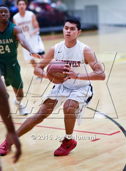 Thumbnail 3 in  Roosevelt [Theodore] vs Reagan [Ronald] (Littleton Gym) photogallery.