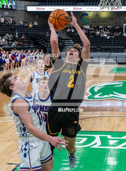 Thumbnail 1 in Union vs Richfield (UHSAA 3A Quarterfinal) photogallery.