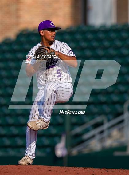 Thumbnail 3 in Canyon vs Liberty-Eylau (UIL 4A Baseball Semi-Final) photogallery.