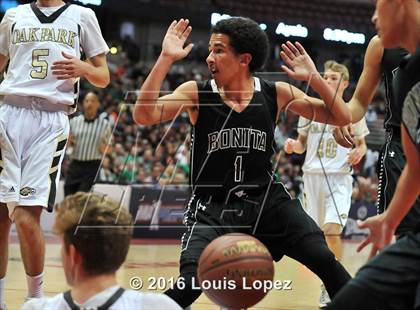 Thumbnail 1 in Oak Park vs. Bonita (CIF SS 3AA Final) photogallery.