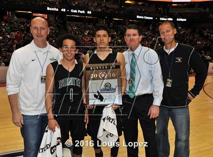 Thumbnail 2 in Oak Park vs. Bonita (CIF SS 3AA Final) photogallery.