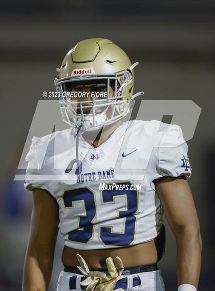 Thumbnail 1 in Notre Dame (SO) @ Bishop Amat photogallery.