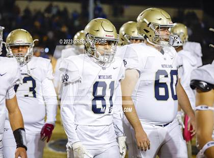 Thumbnail 1 in Notre Dame (SO) @ Bishop Amat photogallery.