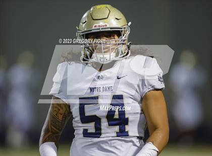 Thumbnail 1 in Notre Dame (SO) @ Bishop Amat photogallery.