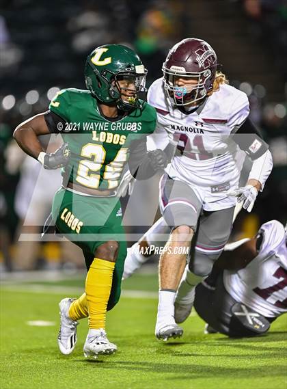 Thumbnail 2 in Magnolia @ Longview (UIL 5A Bi-District Playoff) photogallery.
