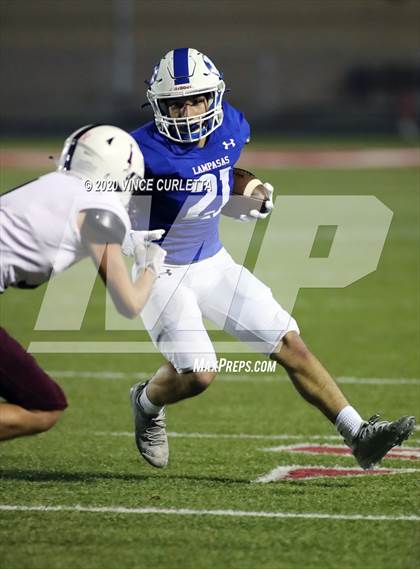 Thumbnail 1 in Lampasas vs Uvalde (UIL 4A Bi-District Playoff) photogallery.