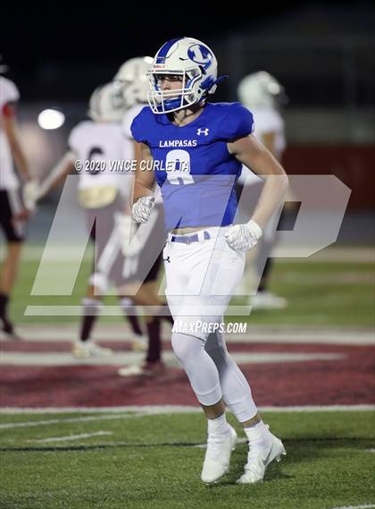 Thumbnail 3 in Lampasas vs Uvalde (UIL 4A Bi-District Playoff) photogallery.