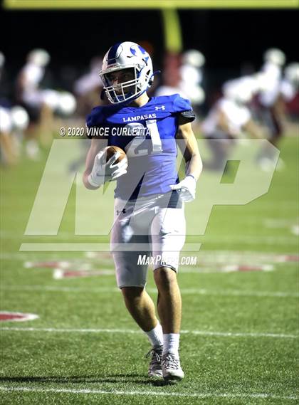 Thumbnail 1 in Lampasas vs Uvalde (UIL 4A Bi-District Playoff) photogallery.