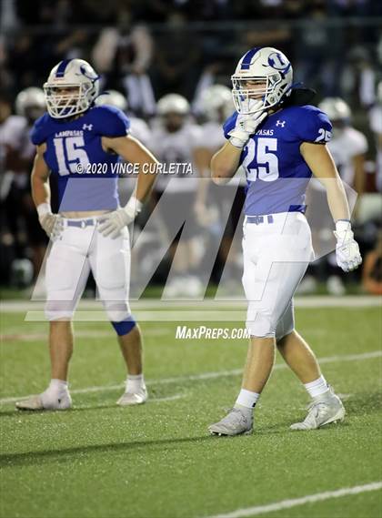 Thumbnail 3 in Lampasas vs Uvalde (UIL 4A Bi-District Playoff) photogallery.