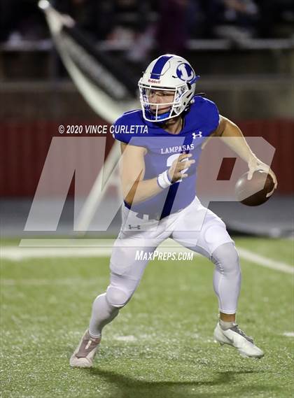Thumbnail 3 in Lampasas vs Uvalde (UIL 4A Bi-District Playoff) photogallery.