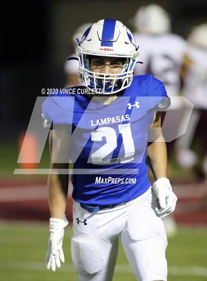 Thumbnail 2 in Lampasas vs Uvalde (UIL 4A Bi-District Playoff) photogallery.