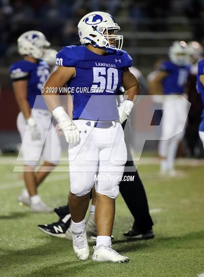 Thumbnail 1 in Lampasas vs Uvalde (UIL 4A Bi-District Playoff) photogallery.