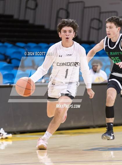 Thumbnail 2 in North Monterey County vs St. Mary's (Santa Cruz Warriors NorCal Invitational) photogallery.