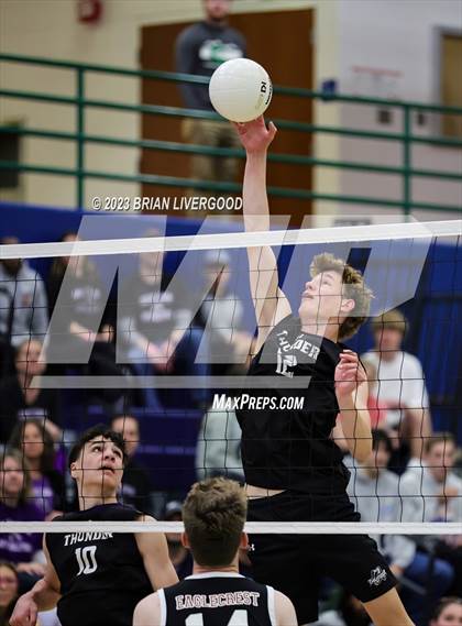 Thumbnail 3 in Discovery Canyon vs. Eaglecrest (CHSAA 5A Semifinal) photogallery.
