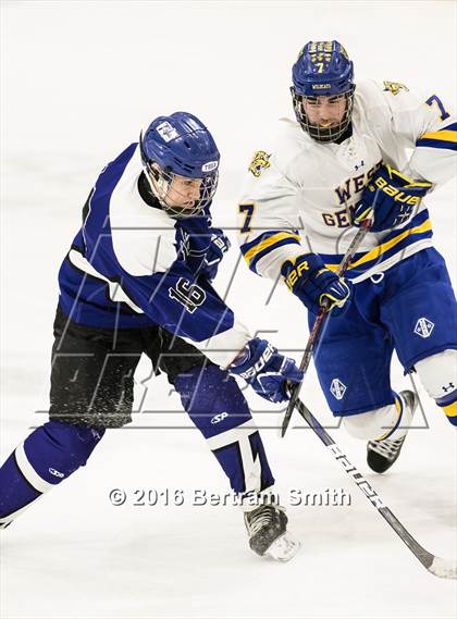 Thumbnail 2 in Saratoga Springs vs. West Genesee (NYSPHSAA Division 1 Semifinal) photogallery.
