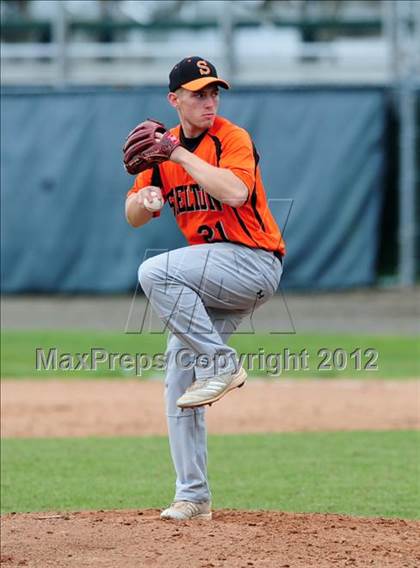 Thumbnail 1 in Xavier vs. Shelton (SCC Semifinal) photogallery.