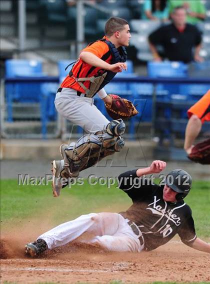 Thumbnail 2 in Xavier vs. Shelton (SCC Semifinal) photogallery.