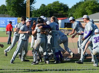 Thumbnail 3 in Lyndonville vs. Pine Valley Central (NYSPHSAA Far West Regional) photogallery.