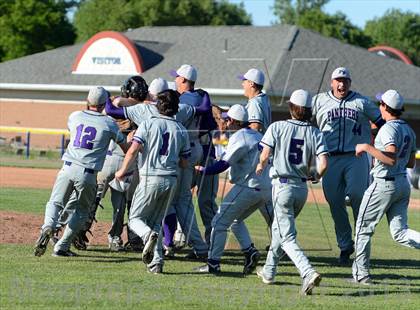 Thumbnail 1 in Lyndonville vs. Pine Valley Central (NYSPHSAA Far West Regional) photogallery.