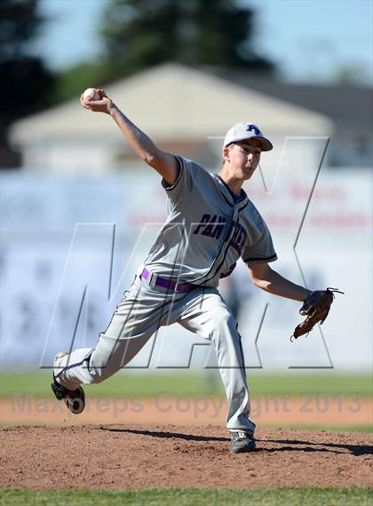 Thumbnail 3 in Lyndonville vs. Pine Valley Central (NYSPHSAA Far West Regional) photogallery.
