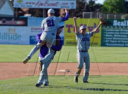 Thumbnail 2 in Lyndonville vs. Pine Valley Central (NYSPHSAA Far West Regional) photogallery.