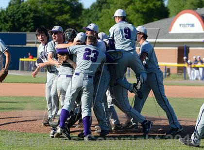Thumbnail 3 in Lyndonville vs. Pine Valley Central (NYSPHSAA Far West Regional) photogallery.
