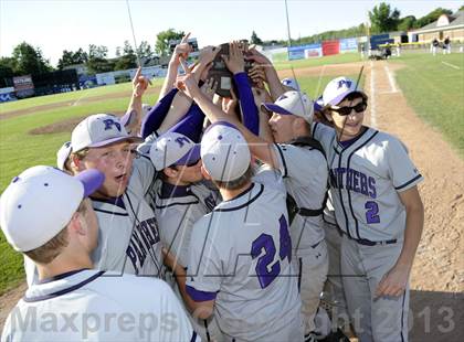 Thumbnail 1 in Lyndonville vs. Pine Valley Central (NYSPHSAA Far West Regional) photogallery.
