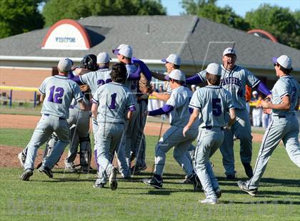 Thumbnail 3 in Lyndonville vs. Pine Valley Central (NYSPHSAA Far West Regional) photogallery.
