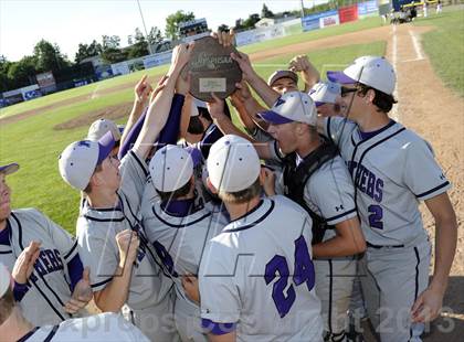 Thumbnail 2 in Lyndonville vs. Pine Valley Central (NYSPHSAA Far West Regional) photogallery.