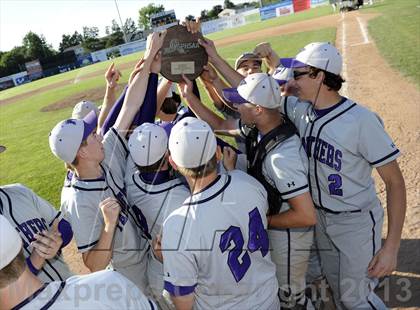 Thumbnail 1 in Lyndonville vs. Pine Valley Central (NYSPHSAA Far West Regional) photogallery.