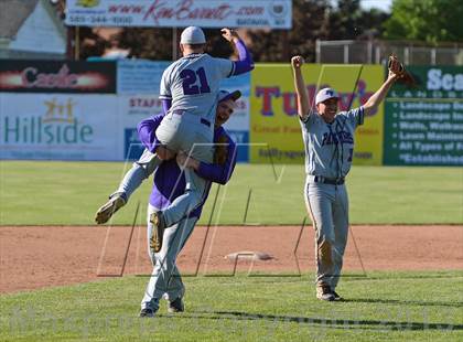 Thumbnail 3 in Lyndonville vs. Pine Valley Central (NYSPHSAA Far West Regional) photogallery.