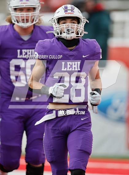 Thumbnail 1 in Lehi vs. Timpview (UHSAA 5A Final) photogallery.