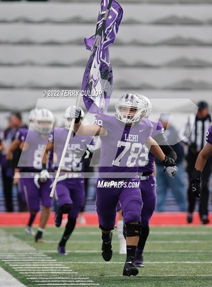 Thumbnail 1 in Lehi vs. Timpview (UHSAA 5A Final) photogallery.