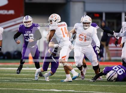 Thumbnail 3 in Lehi vs. Timpview (UHSAA 5A Final) photogallery.